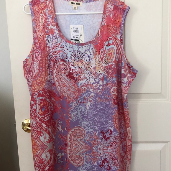 Blue Mood Tops - Beautiful Paisley Top